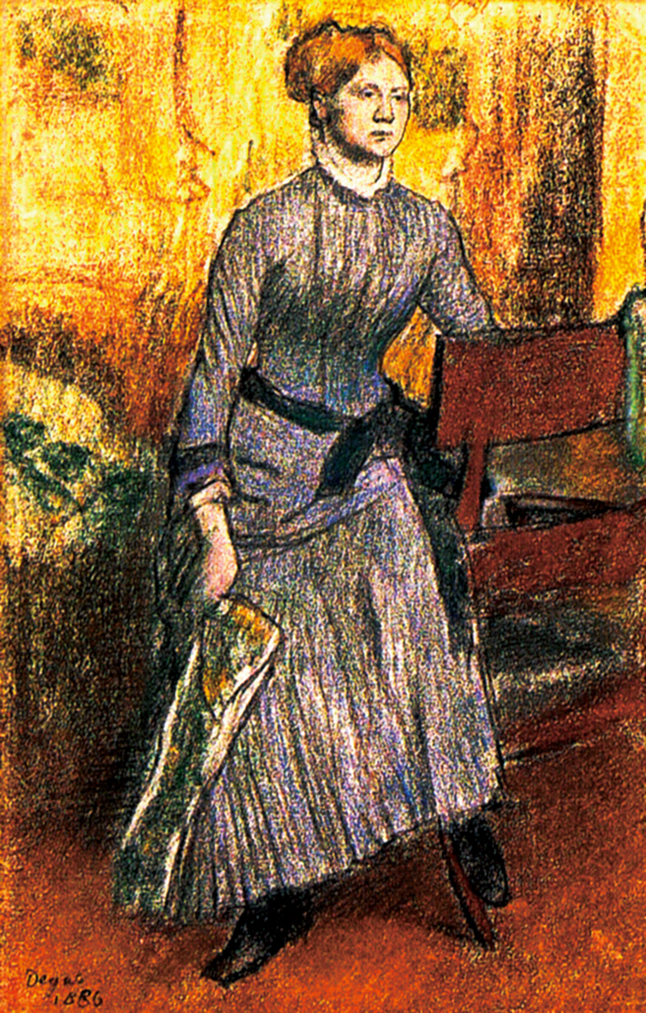  埃德加·德加 Edgar Degas—— 女子肖像 (2)